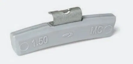 MCPS-2.00 – PLOMBCO Wheel Balance Weight, Car And Light Truck Wheels Clip-On Mounting Use On American Vehicles With A...